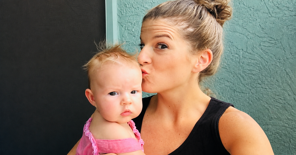 Jessa Hart avec son bébé